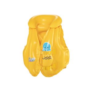 Bestway 32034 sárga felfújható úszómellény gyerekeknek, elölnézet - Úszómellény