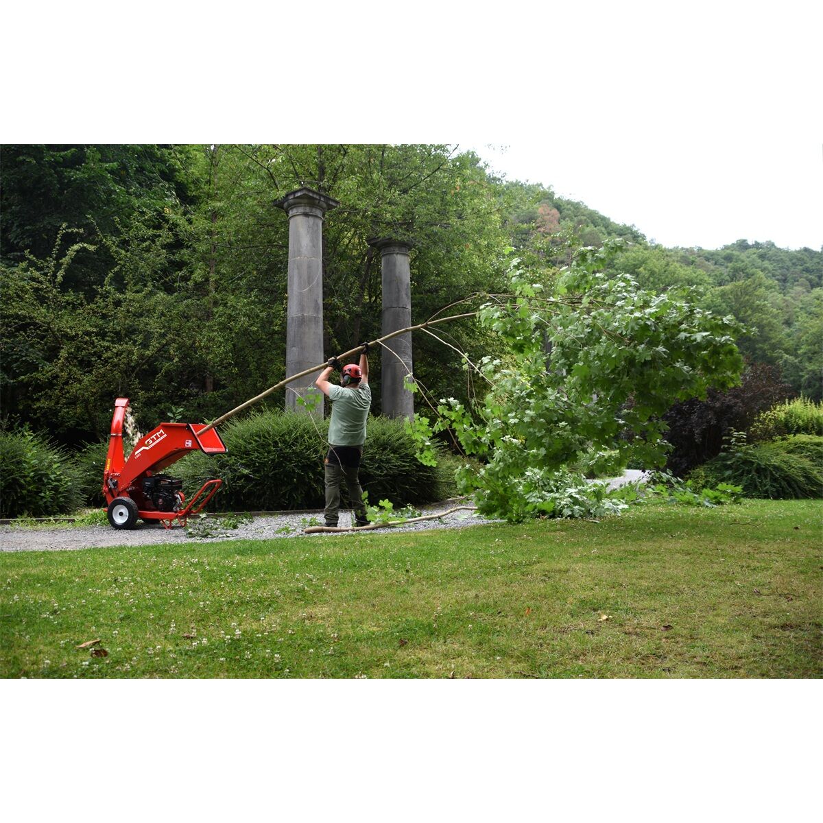 GTM GTS 1300 GE TO benzinmotoros ágaprító gép elektromos indításs...