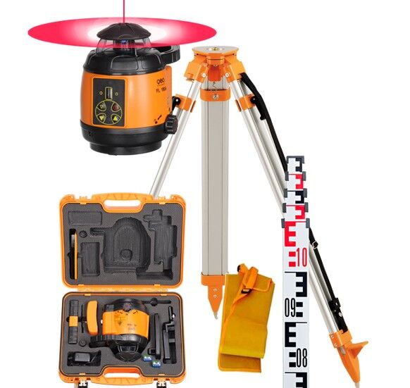 GEO-FENNEL FL 180A önbeálló forgólézer készlet 1 BT alu. állvánnyal