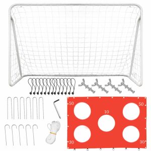 Poartă de fotbal 2 în 1 pentru copii cu țintă și accesorii - Porti de fotbal și handbal