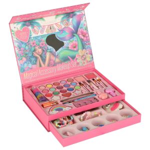 Smink és köröm készlet kozmetikumok smink kozmetikumok árnyékok lakkok fiókok sellő 136057279 - Kik