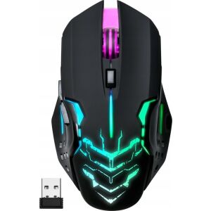 Vezeték nélküli Defender KATANA GM-511 egér optikai 3200dpi fekete RGB AKKU 7 gombos Gaming kattanásmentes silent 136058839 - Defender