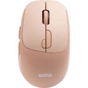 Marvo M809W vezeték nélküli egér, pasztel narancssárga, optikai, 1600DPI