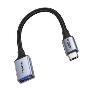 UGREEN US378 adapter kábel USB aljzat - Type-C, cipőfűző, FEKETE 136064138 - Ugreen