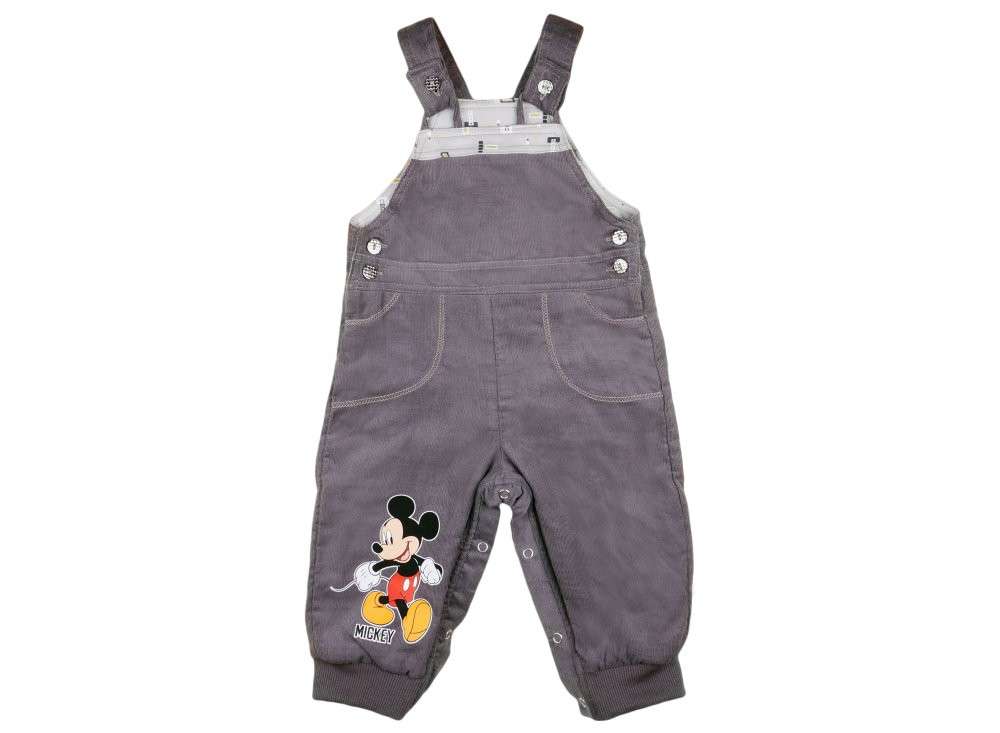 Disney kord Kertésznadrág - Mickey Mouse - szürke