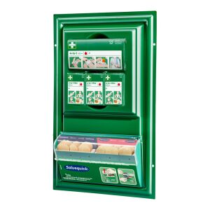 Panou de prim ajutor Cederroth pentru tratarea rapidă a rănilor minore, stație de prim ajutor montată pe perete. - Cutie de prim ajutor