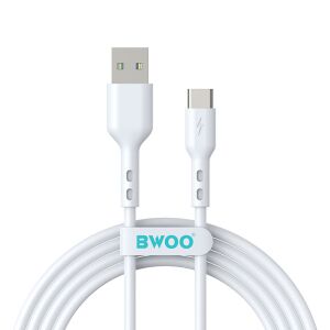 BWOO USB-A - Type-C kábel 3A 2m 136075006 - Kábel & Tartozék