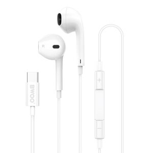 BWOO HF175 vezetékes fülhallgató USB-C - fehér 136075015 - Bwoo