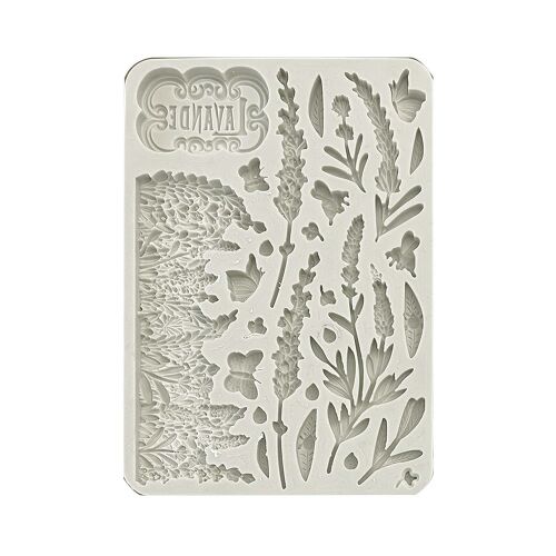 Szilikon öntőforma A5 - Lavender elements 136080409