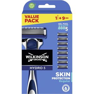 Wilkinson Sword Hydro 5 Protection Regular, męski, 9 wkładów w zestawie 136089398 - Uroda i zdrowie