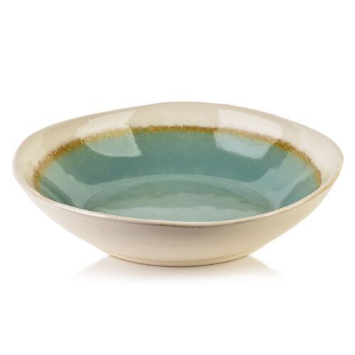 BASIC NATURE Turkizkék kerámia tál 20cm 510ml 136145811