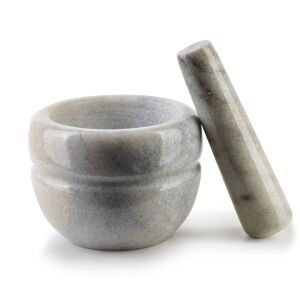 MODERN KONYHA Kő habarcs 10x8cm Szürke 136145826 - Mozsár