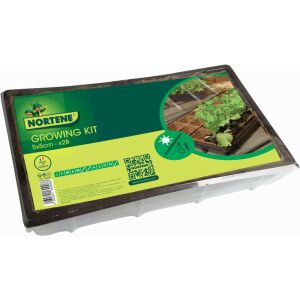 NORTENE Growing Kit mini üvegház szett 38*23cm zöld 28db/csom 136156234 - Palántanevelő tálca