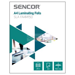 Sencor SLA FA4M150 Lamináló fólia A4 2x75 MICRON 25db