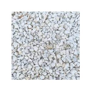 SCHERF kvarcitzúzalék tört szemcsés, mosott 8-12mm PE zsák - jégfehér 25kg 136157284 - Dekorációs kő