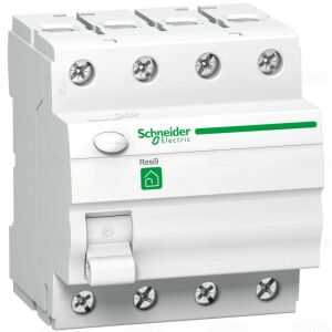 SCHNEIDER Áram-védőkapcsoló 4P 25A 0.03A AC-típus 6kA analóg Resi9 R 136157321 - Schneider