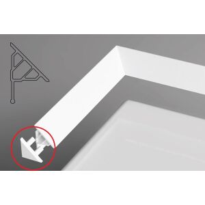 Ravak kádszegőléc végződése fehér 136157454 - Fürdőkád kiegészítő