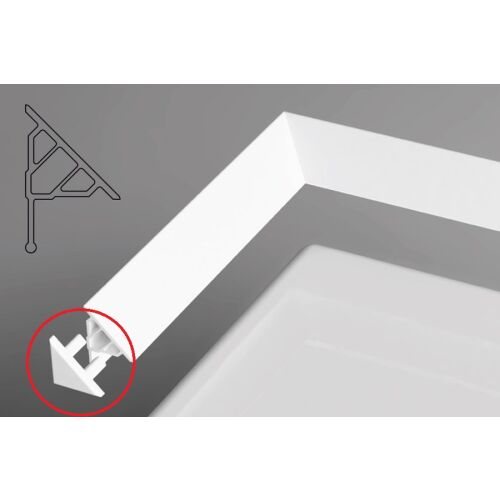 Ravak kádszegőléc végződése fehér 136157454