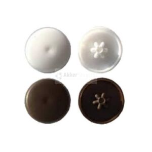 Finesa Csavartakaró sapka tokrögzítő csavarhoz (FEHÉR) 500 db/csomag 136157585 - Csavartakaró