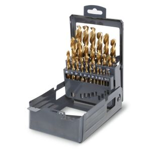 414/SP25 rövid csigafúró szerszám készlet műanyag tartóban 136163831 - Fúrószár