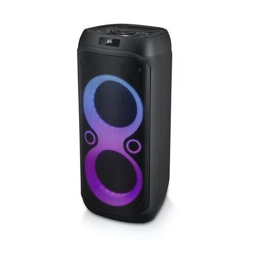 MUSE M-1937DJ 600W Bluetooth hangszóró mikrofonnal és LED fényekkel