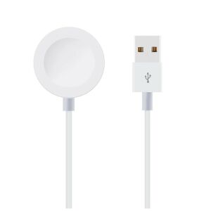 OBAL:ME Nabíjačka pre Apple Watch USB-A - Biely bezdrôtový nabíjací kábel pre Apple Watch Series 1-7, SE - Nabíjačka inteligentných hodiniek
