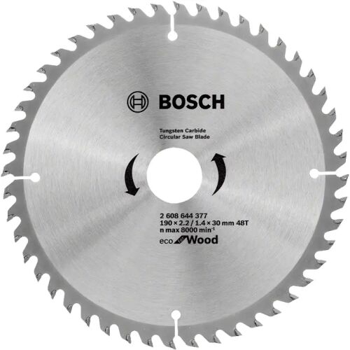 Bosch Optiline Wood ECO 190mm körfűrészlap, 48 fog - Barkács és DIY