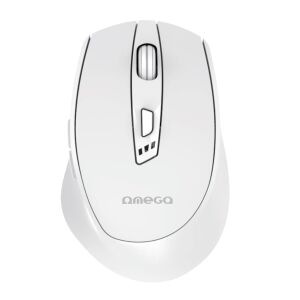 OMEGA MOUSE vezeték nélküli egér WIRELESS RECHARGEABLE USB-C FEHÉR [46036] 136182059 - Omega