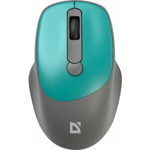 Vezeték nélküli Defender FEAM MM-296 optikai kattintásmentes csendes 1600dpi menta egér
