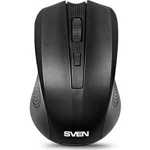 Sven vezeték nélküli egér RX-220W fekete (3+1bt. 800-1600DPI blister)