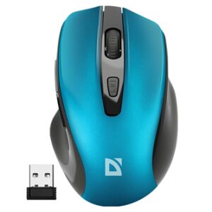 Vezeték nélküli egér, Defender PRIME MB-053, türkiz, optikai, 1600DPI