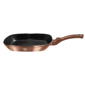 Berlinger Haus Rose Gold Noir 28cm Granit Grillpfanne - Koch- & Backgeschirr