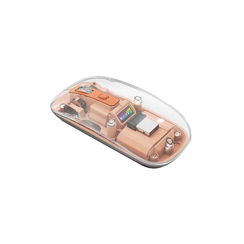 Vezeték nélküli egér, Marvo PRISM B10 Narancs, narancssárga, optikai, 1600DPI