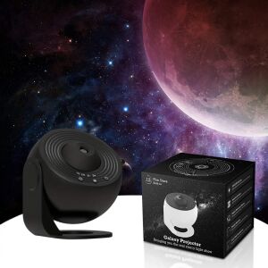 Galaxis projektor s kutijom za pakiranje na bijeloj pozadini. - Noćno svjetlo, Projektor