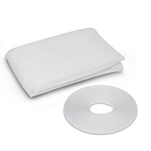 Plasă de țânțari albă pentru fereastră Garden of Eden 100x100 cm cu velcro - Plase insecte