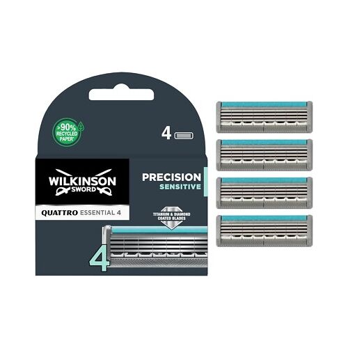 Rezerve lame de ras Wilkinson Sword Quattro Titanium Sensitive, 4 bucăți