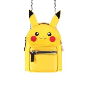 Mikrotorba, crossbody, Pokémon Pikachu, design 3D z uszami, metalowy łańcuszek, 16x10x10 cm, marka Difuzed 136280615 - Plecak, torba Ovis