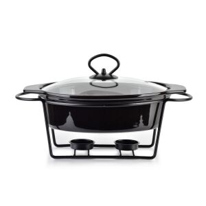 MODERN KITCHEN 1,25l Naczynie podgrzewane szett metal stelaższal