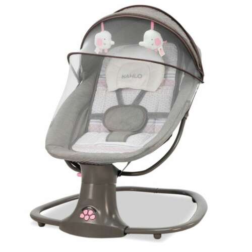 Asalvo Kahlo Rocker baba hintaszék kupola és szúnyoghálóval, Stone színben