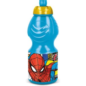 Пластмасова бутилка за вода Spiderman Midnight Flyer 400ml - Носител на храна и напитки