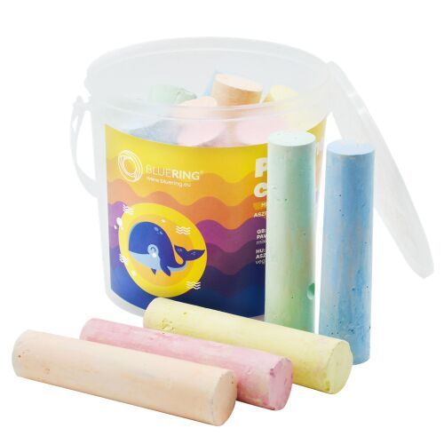 Aszfaltkréta vödrös Bluering® 15 db klf. szín, Bálnás 136313534