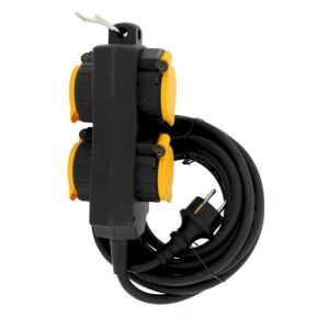 UltraTech elosztó 4-es, 5m kábellel, 3x1,5mm2