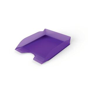 Irattálca, műanyag, DURABLE, "Basic", áttetsző lila 136316647 - Durable