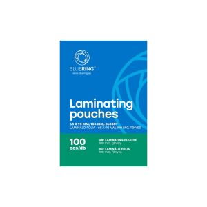 Lamináló fólia 65x95mm, 100 micron 100 db/doboz, Bluering® 136316781 - Lamináló fólia