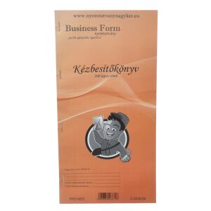 Kézbesítő könyv 100lap,os 130x297mm, C.5230-29 136316823 - Üzleti nyomtatvány