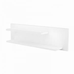 Timba Félix 1000-es Duplapolcos falipolc Fehér, fehér falipolc két polccal - Timba