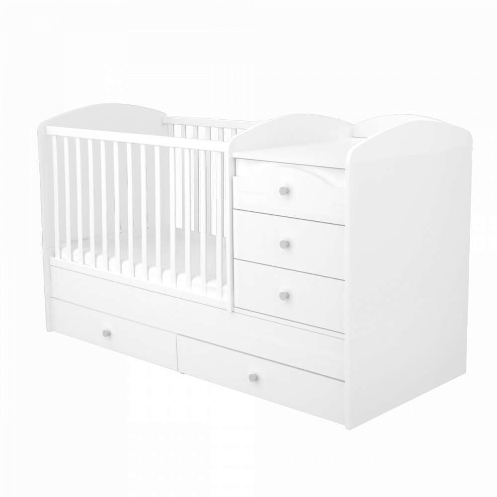 Timba Félix Maxi Kombi Gyermekágy - 5 Fiókkal