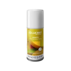 Légfrissítő spray utántöltő 100 ml sárga Summer Fruits Lucart_892367 136319281 - Légfrissítő
