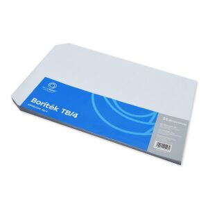 Boríték TB/4 öntapadó bélésnyomott 250x353mm Bluering® 25 db/csom fehér 136319397 - Boríték