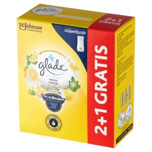 Légfrissítő utántöltő 3 x 10 ml 2+1 Glade® Touch&amp;Fresh friss citrom 136319731 - Légfrissítő